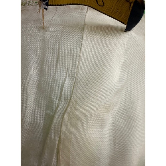 Vintage Luisa Spagnoli Women's Sleeveless Tweed Vest Green Size 40 Preppy Plaid - Picture 2 of 9